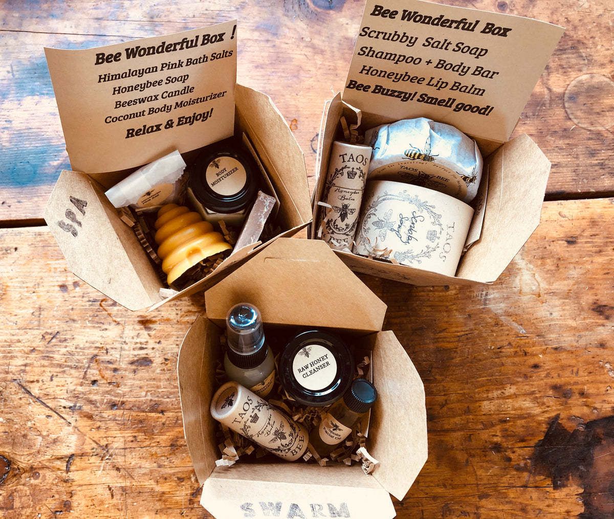 Taos Bee  Bee Wonderful Spa-Inspired Gift Box Set Filled with Honey Soap  and More – taosbee