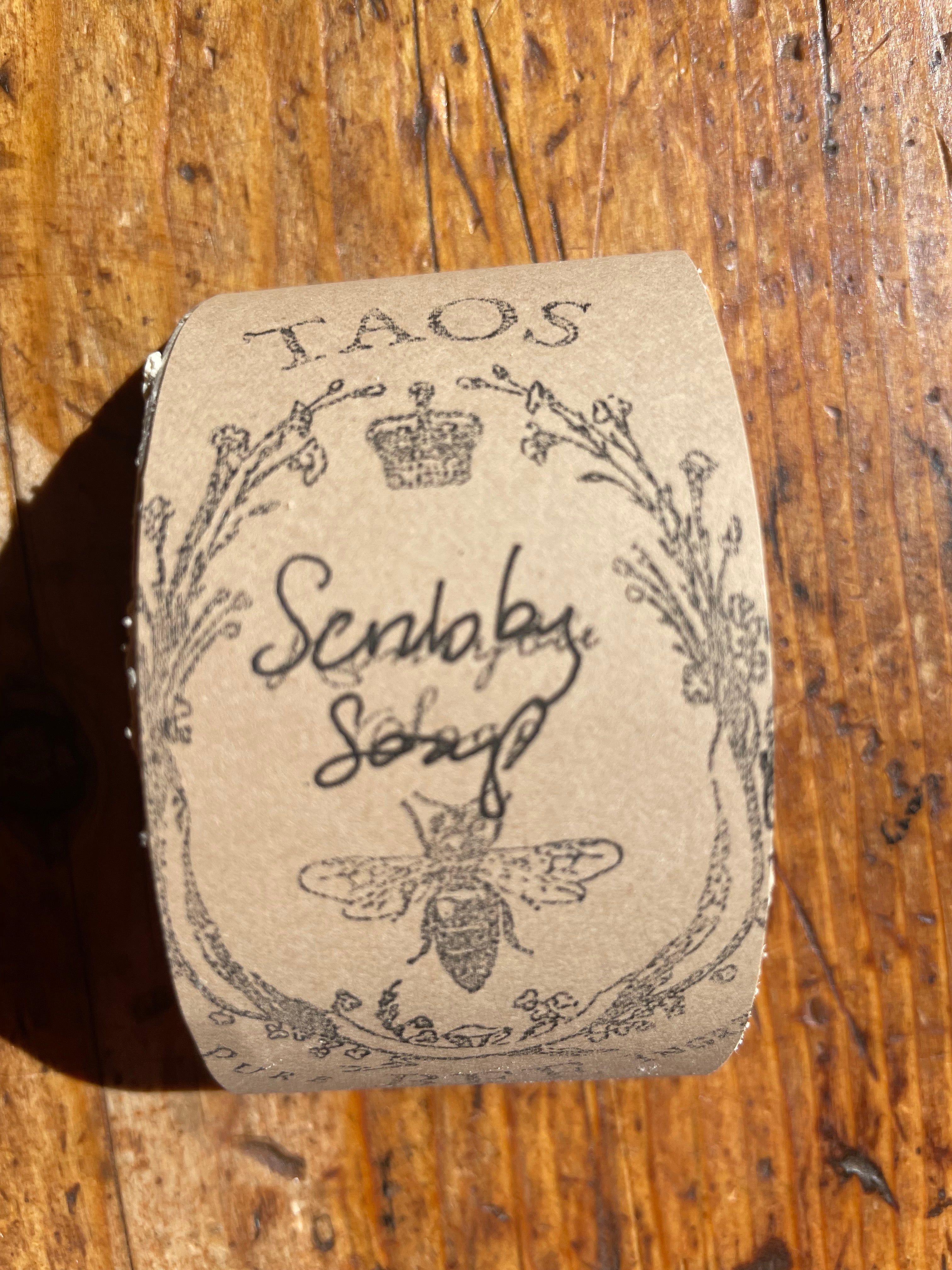 Scrubby Soap Bar with Sea Salt and Lemon Peel – For Hands and Body
